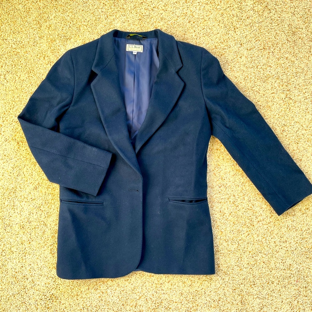 Vintage LL Bean Wool Blazer